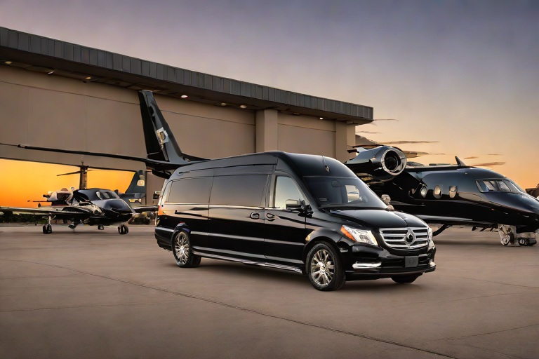 Executive Close-Protection Chauffeur Defensive Driving & Route Evasion at Van Nuys Private Aviation FBO Facilities (VNY)
