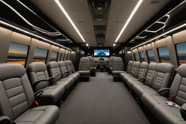 Mercedes-Benz Sprinter Executive Mobile Boardroom Satellite Telemetry at Burbank Bob Hope Executive Gateways (BUR)