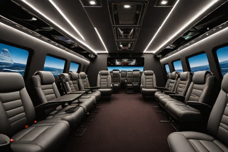 Mercedes-Benz Sprinter Executive Mobile Boardroom Satellite Telemetry at Hollywood Red Carpet Premiere Venues