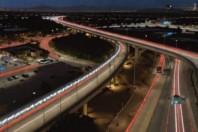 Nighttime LED Laser Headlamp Calibration for Curving Canyon Roads at San Gabriel Valley VIP Dining Corridors